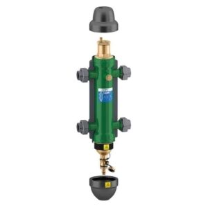 Caleffi 1" hydraulisk separator med magnet - vamreshopbedrift.no